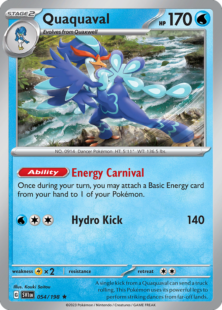 Quaquaval - 054/198 - Reverse Holofoil