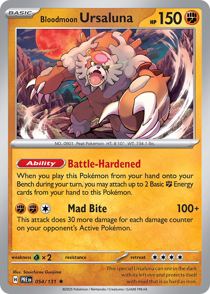 Bloodmoon Ursaluna - 054/131 - Reverse Holofoil