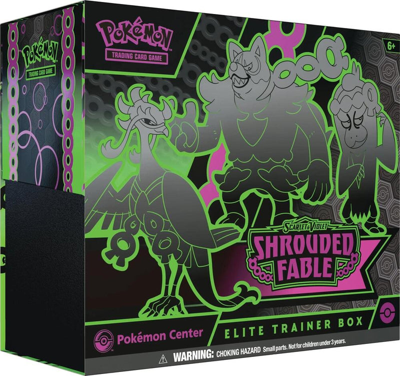 Scarlet & Violet - Shrouded Fable - Pokemon Center Exclusive  Elite Trainer Box