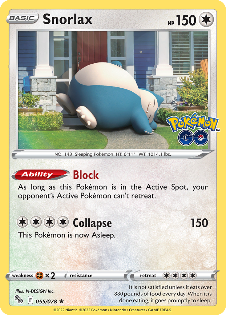 Snorlax - 055/078 - Reverse Holofoil