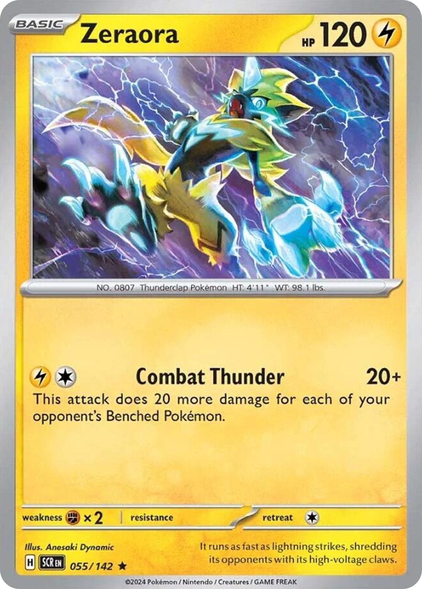 Zeraora  - 055/142 - Reverse Holofoil