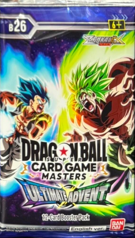 Dragon Ball Super Masters TCG: Ultimate Advent - Zenkai - Set 09 Booster Pack (B26)