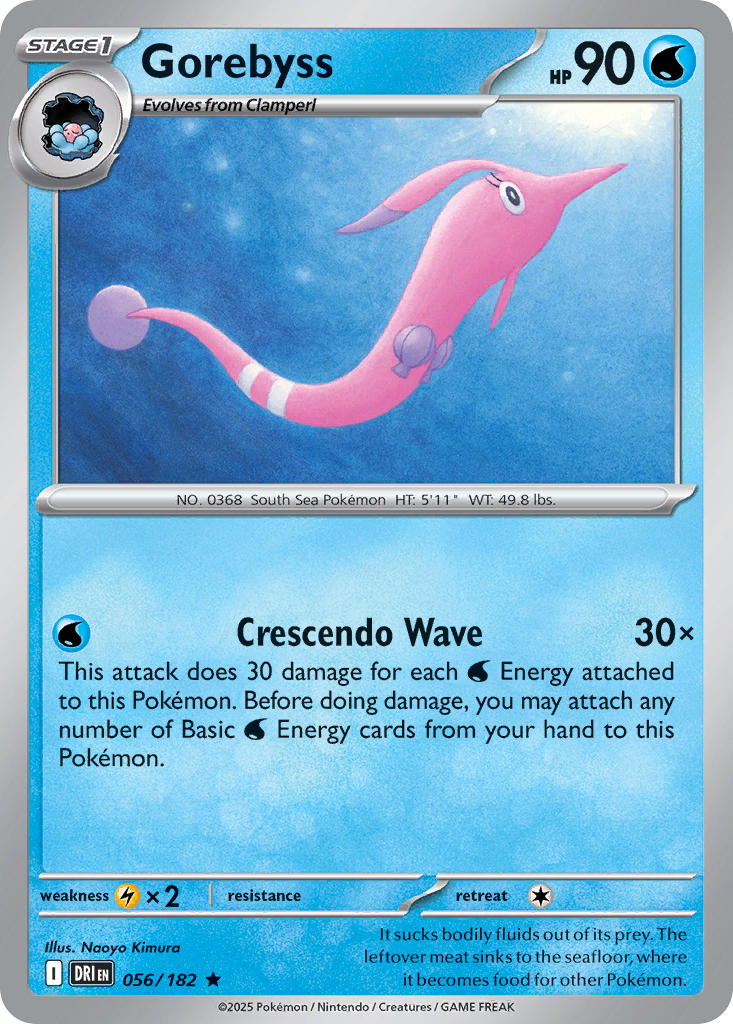 Gorebyss - 056/182 - Reverse Holofoil
