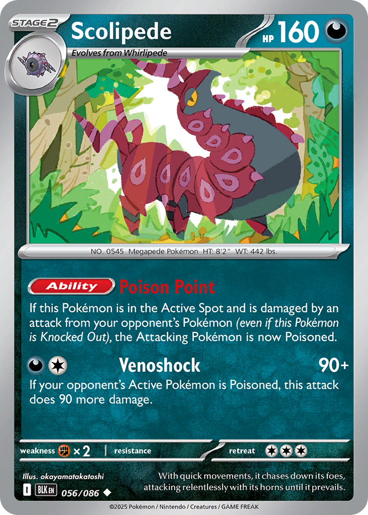 Scolipede (Master Ball Pattern) - 056/086