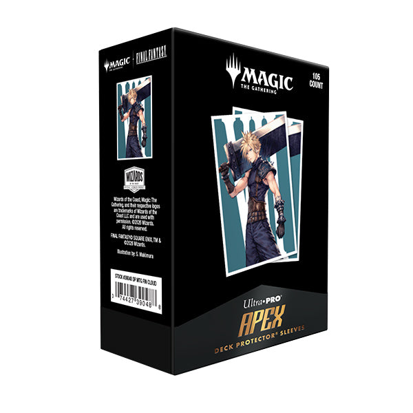 Deck Protectors: MTG Apex- Final Fantasy- Cloud, Ex-SOLDIER (105ct)