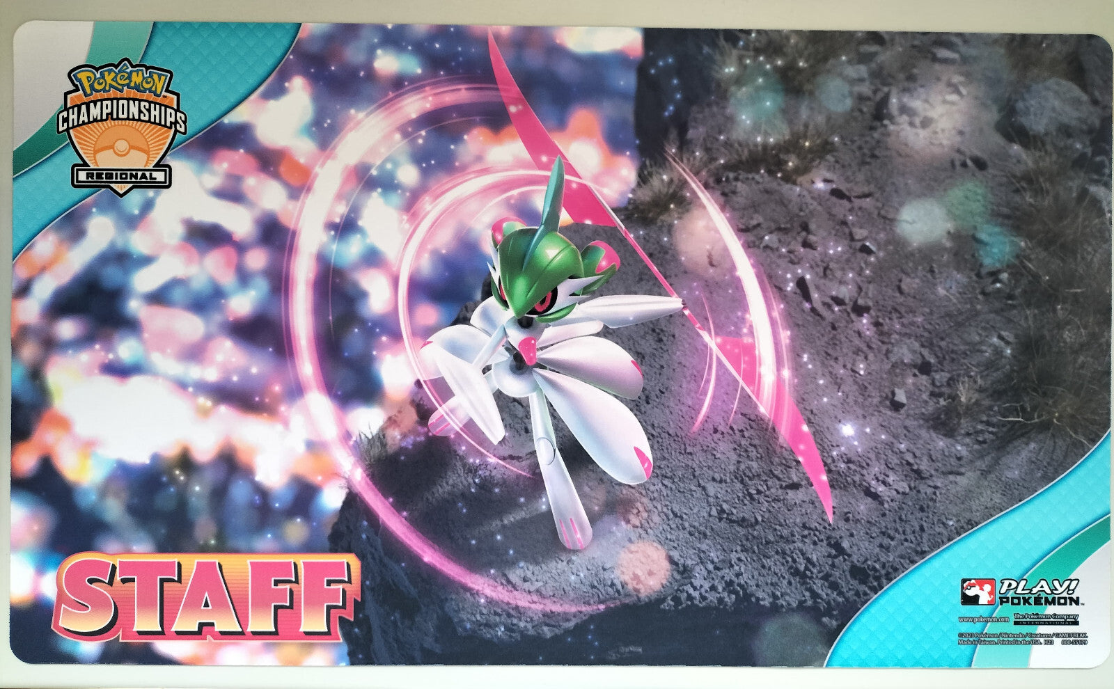 Pokemon League Cup Staff Playmat - Iron Valiant