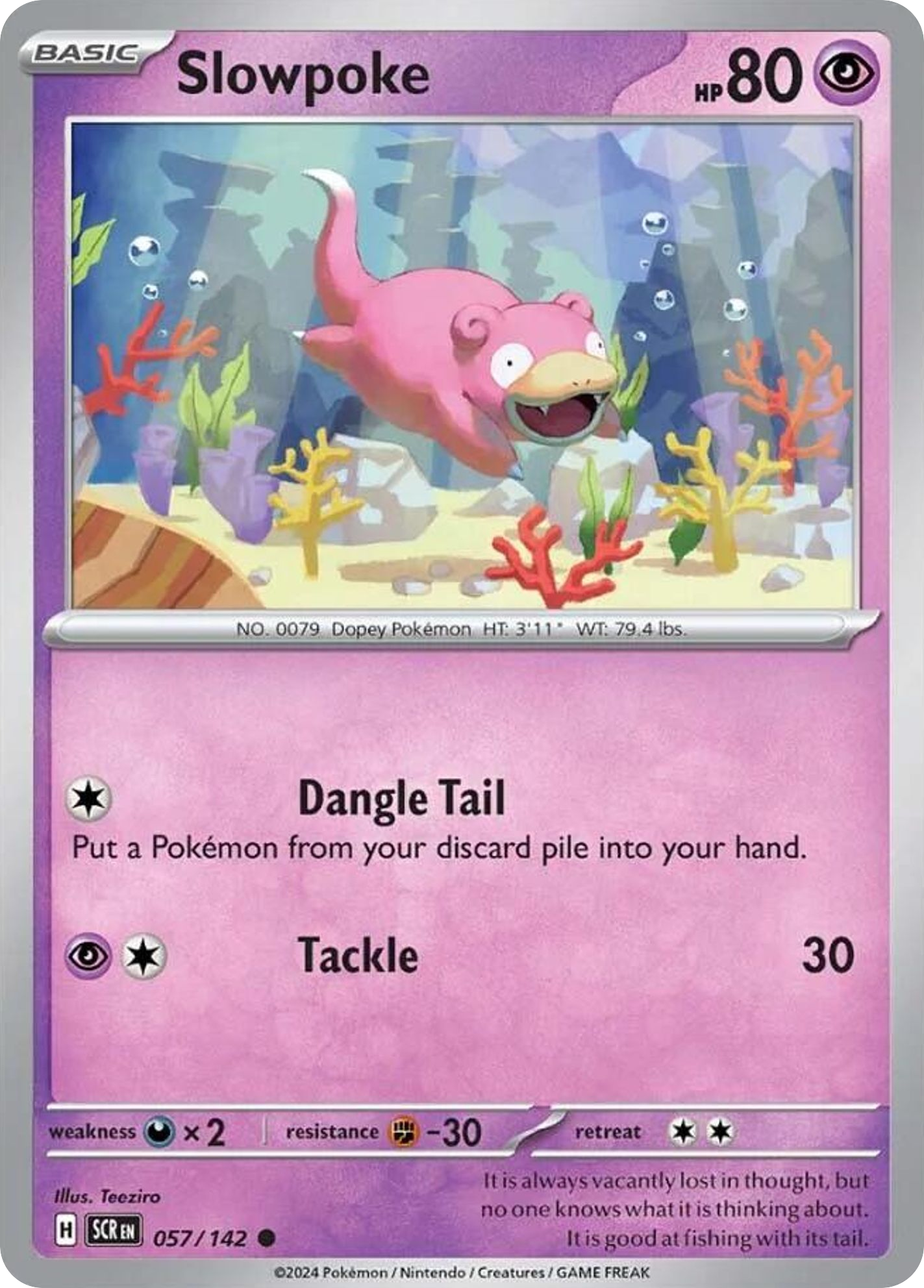 Slowpoke - 057/142 - Reverse Holofoil