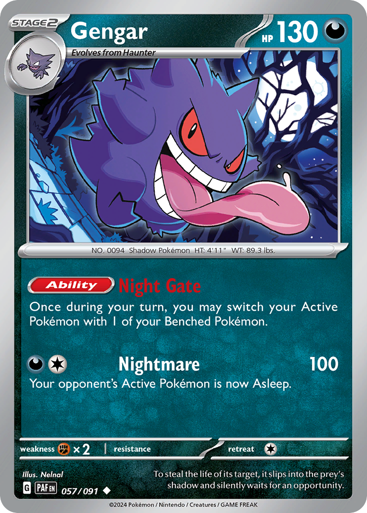Gengar - 057/091 - Reverse Holofoil