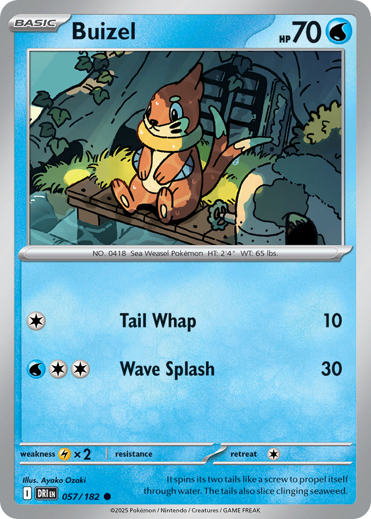 Buizel - 057/182 - Reverse Holofoil