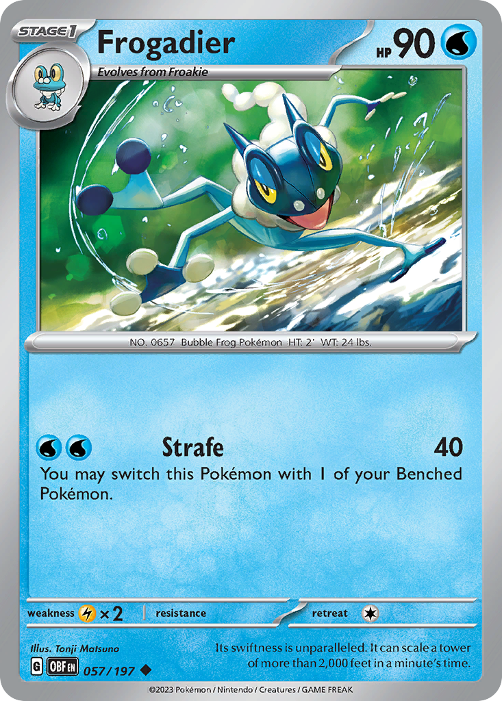 Frogadier - 057/197 - Reverse Holofoil