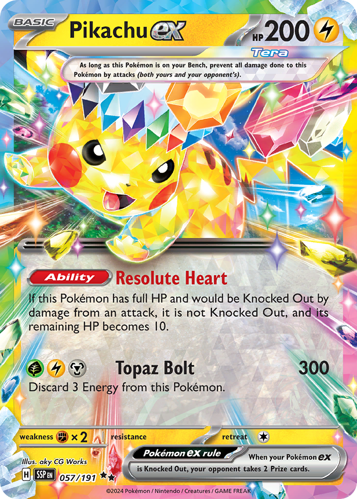 Pikachu ex  - 057/191