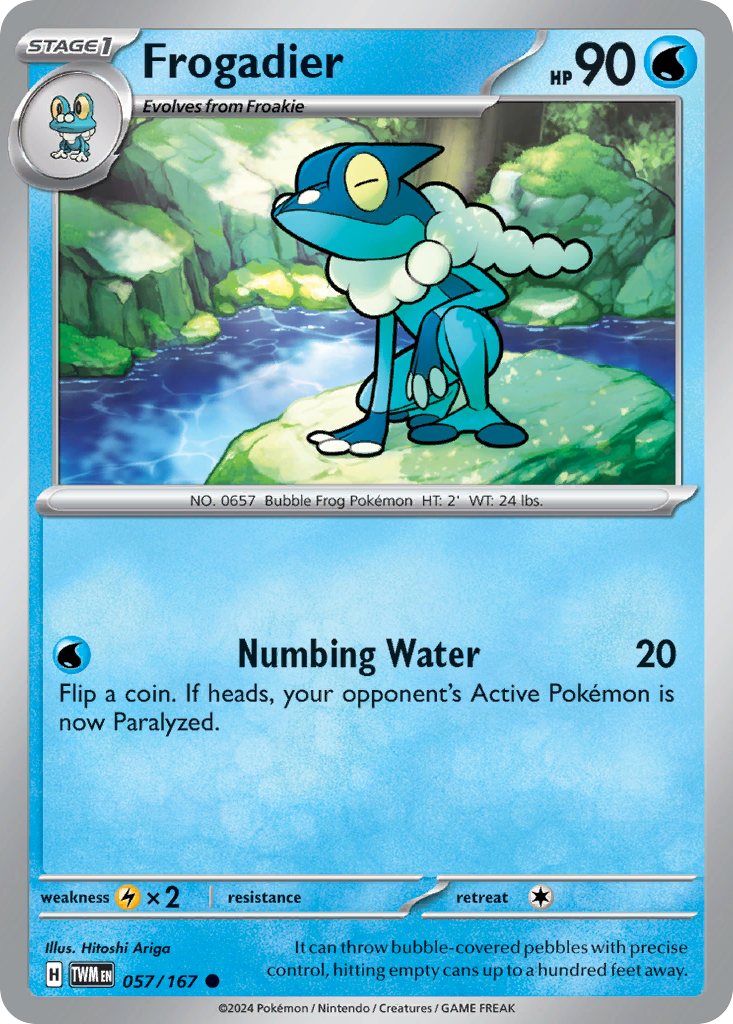 Frogadier - 057/167 - Reverse Holofoil