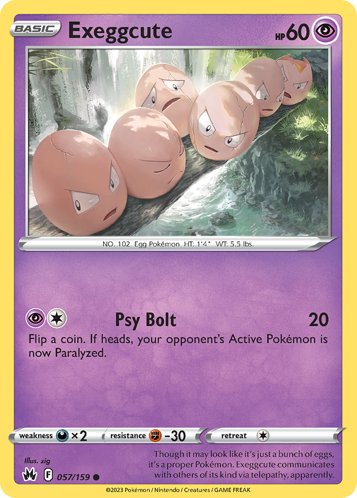Exeggcute - 057/159 - Reverse Holofoil