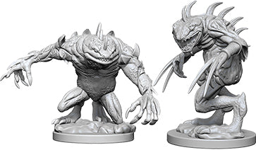 Dungeons & Dragons: Nolzur's Marvelous Unpainted Miniatures - W05 Grey Slaad & Death Slaad