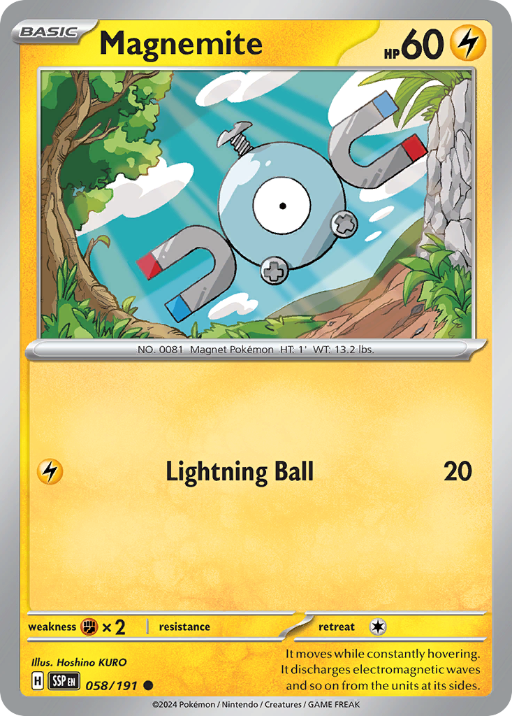 Magnemite - 058/191 - Reverse Holofoil