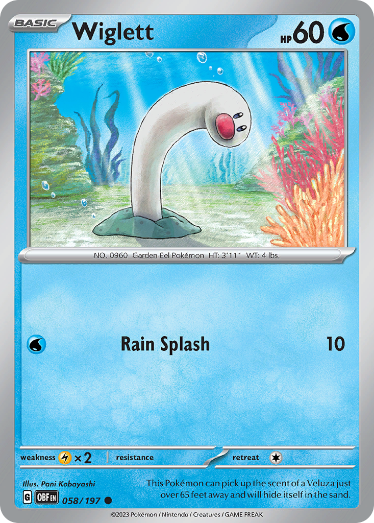Wiglett - 058/197 - Reverse Holofoil
