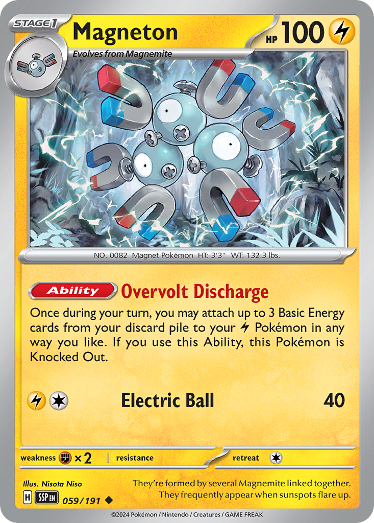 Magneton - 059/191 - Reverse Holofoil