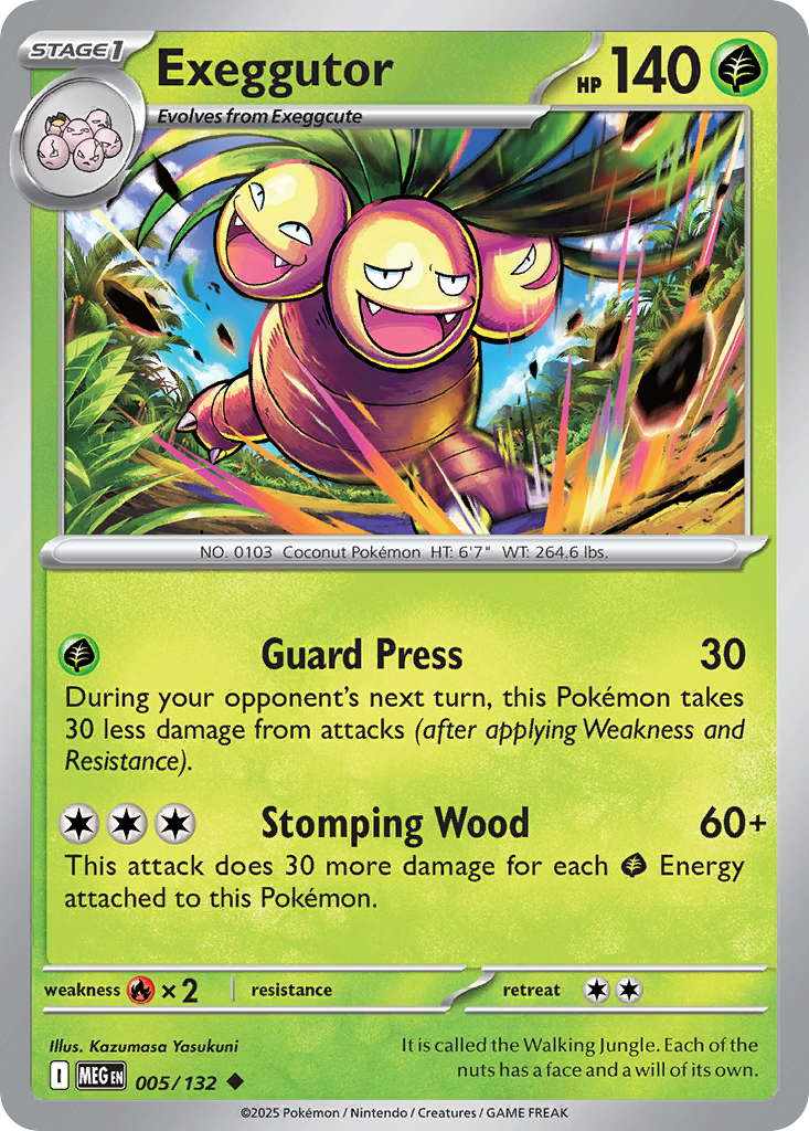 Exeggutor  - 005/132 - Reverse Holofoil