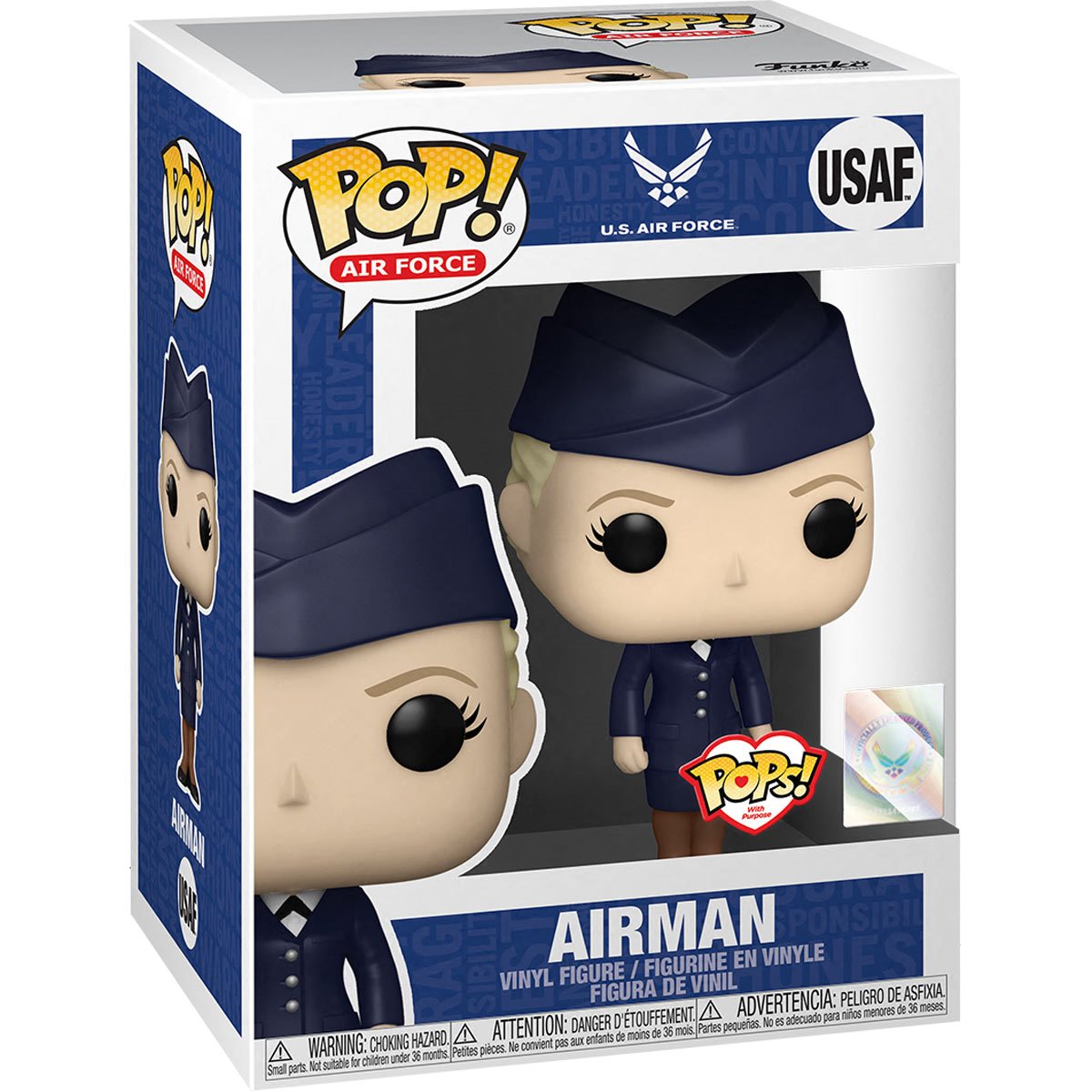 Funko POP! MILITARY: AIR FORCE - Female Airman B #USAF