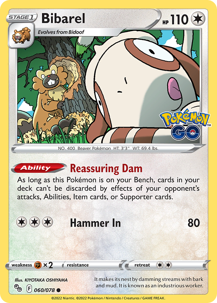 Bibarel - 060/078 - Reverse Holofoil