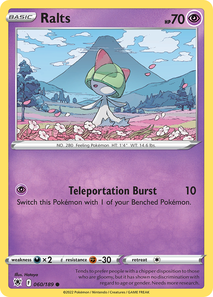 Ralts - 060/189 - Reverse Holofoil