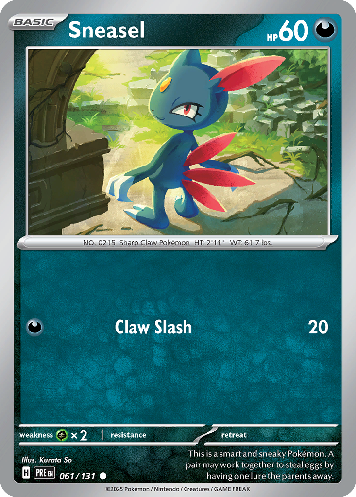 Sneasel (Master Ball Pattern) - 061/131