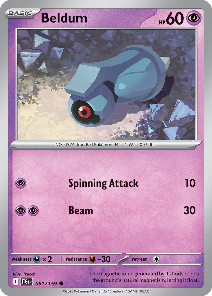 Beldum - 061/159 - Reverse Holofoil
