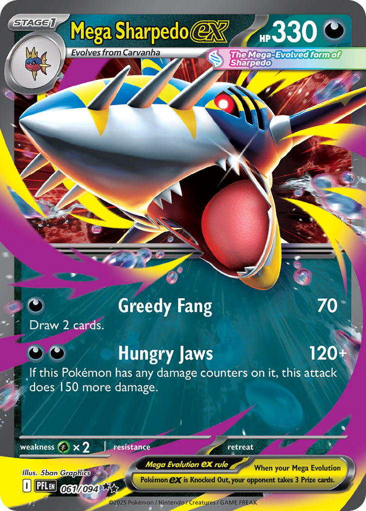 Mega Sharpedo ex  - 061/094