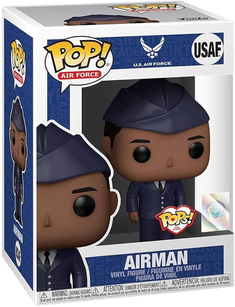 Funko POP! MILITARY: AIR FORCE - Male Airman A #USAF