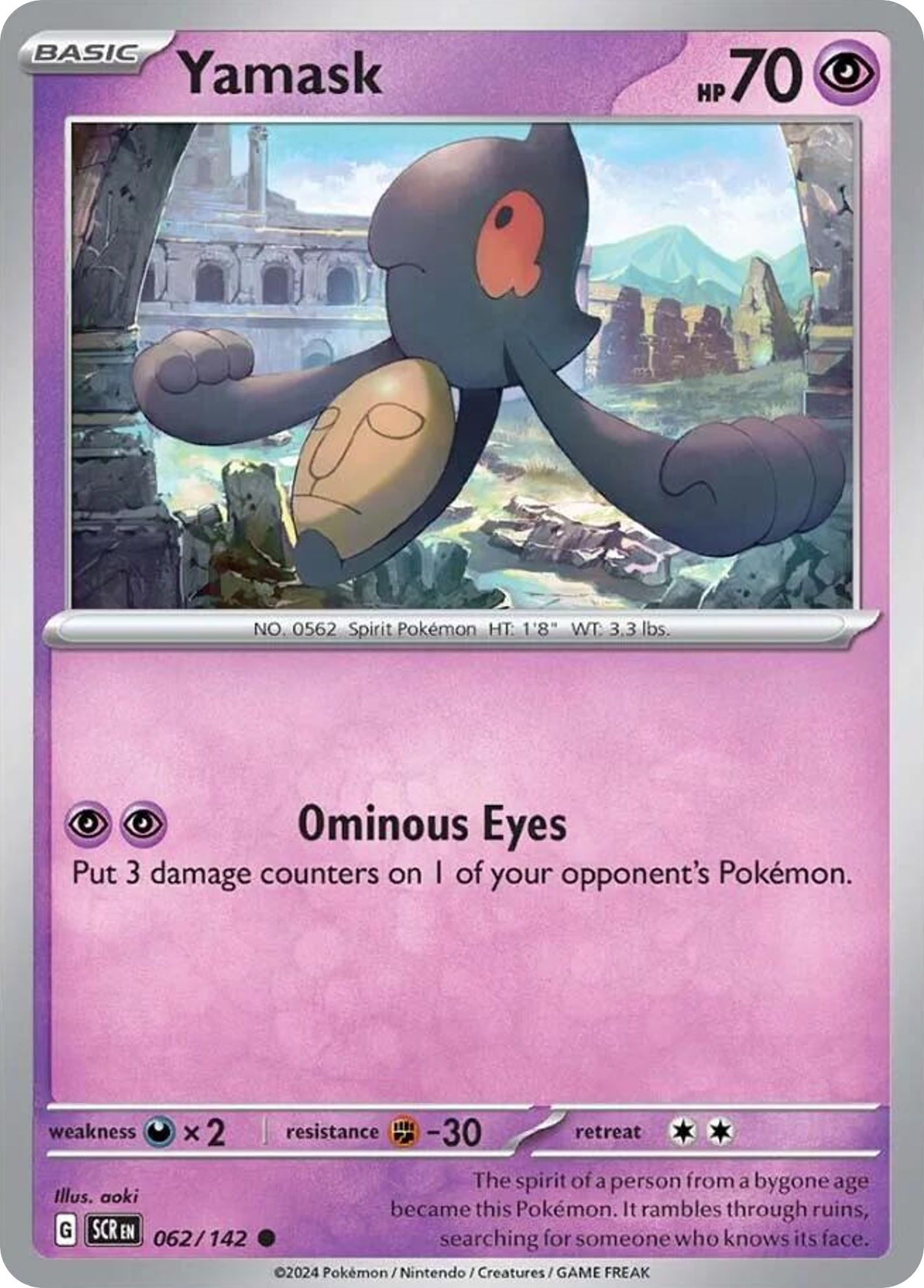 Yamask - 062/142 - Reverse Holofoil