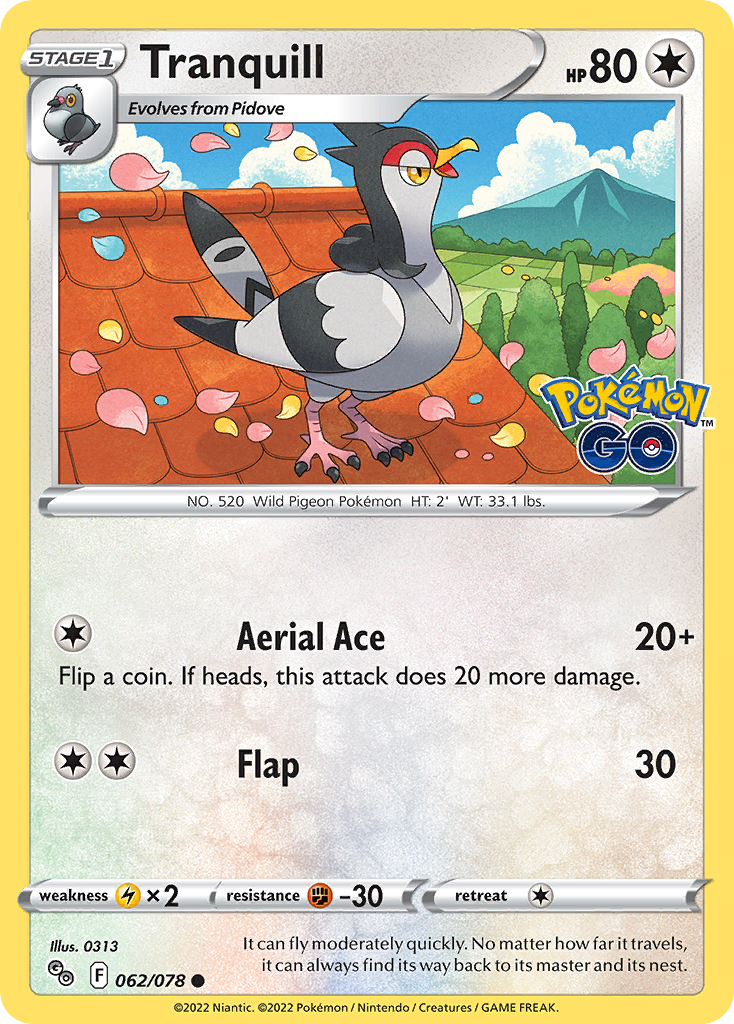 Tranquill - 062/078 - Reverse Holofoil