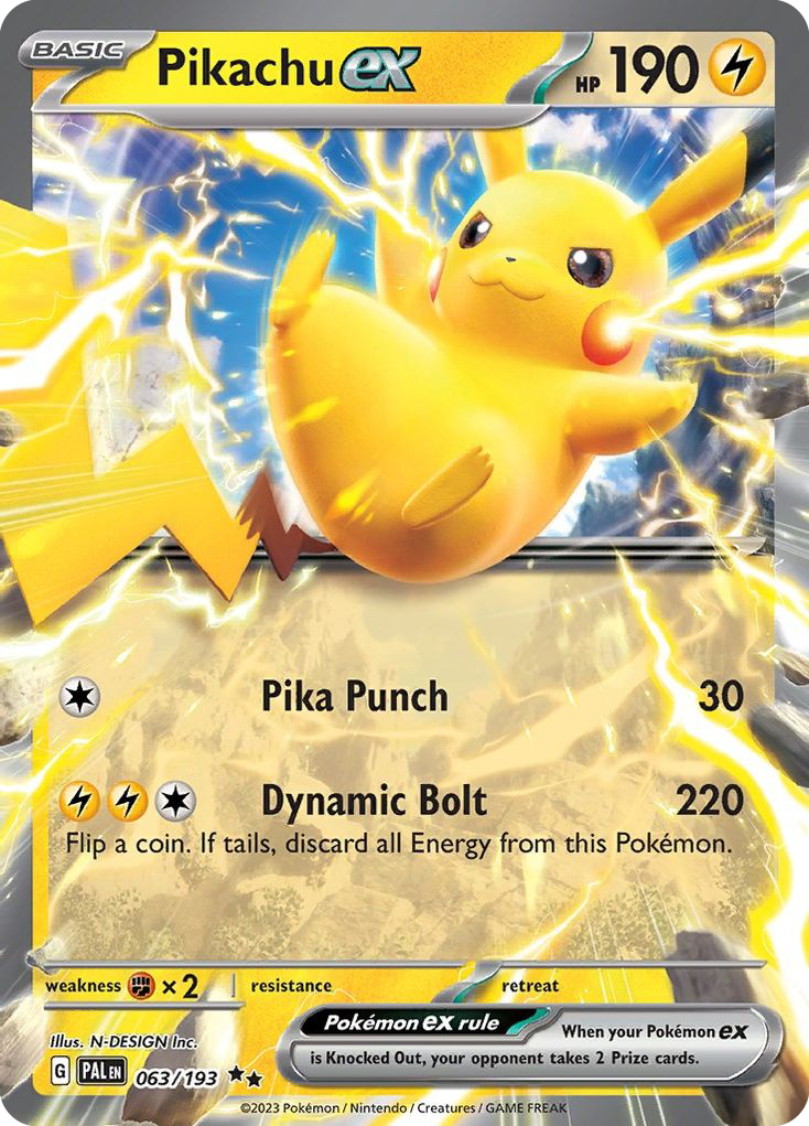 Pikachu ex - 063/193