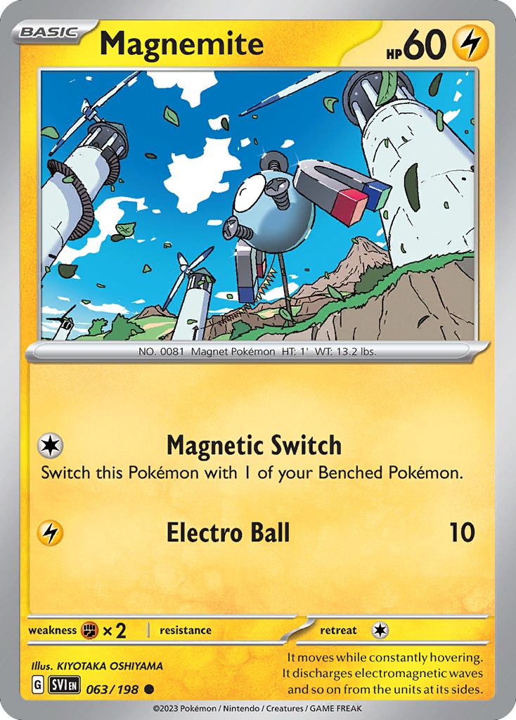 Magnemite - 063/198 - Reverse Holofoil