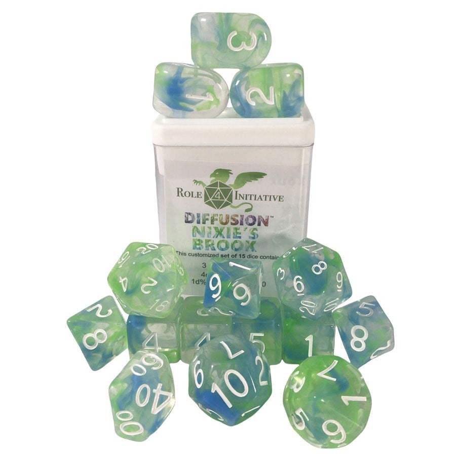 Role 4 Initiative Diffusion Poly Set - Nixies Brook W/Numbers (15)