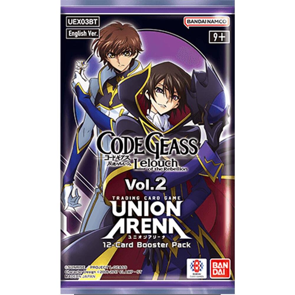 Union Arena CG Code Geass - Lelouch of the Rebellion Vol. 2 Booster Pack