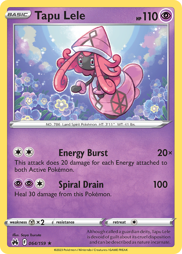 Tapu Lele - 064/159 - Reverse Holofoil