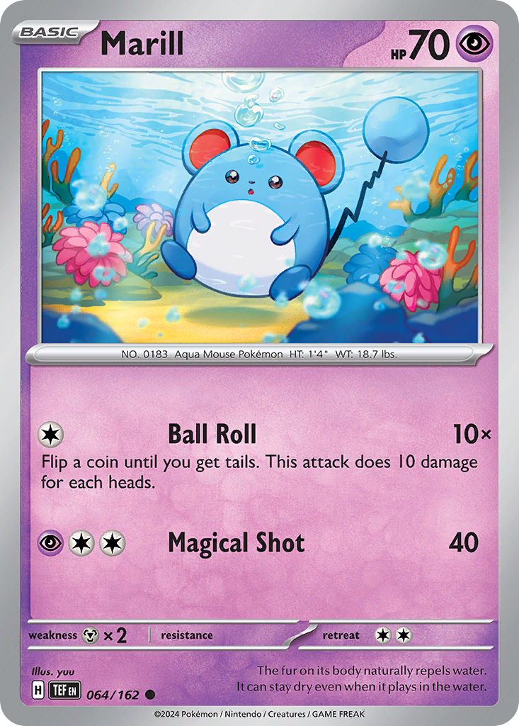 Marill - 064/162 - Reverse Holofoil