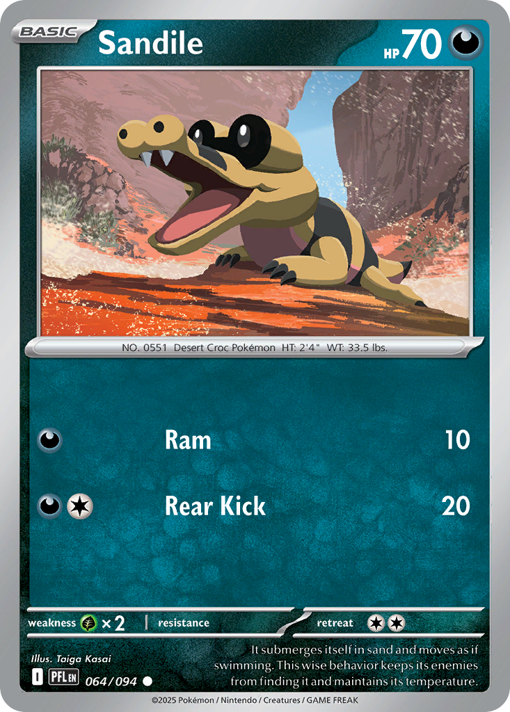 Sandile - 064/094 - Reverse Holofoil