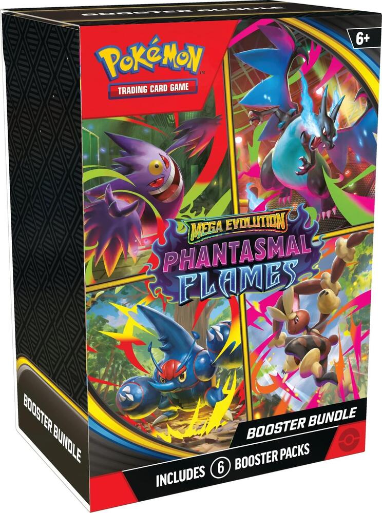 Pokemon TCG: Mega Evolutions 2 - Phantasmal Flames Booster Bundle