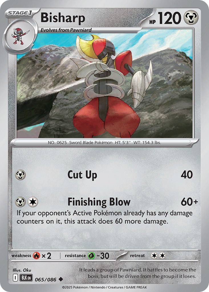 Bisharp - 065/086 - Reverse Holofoil