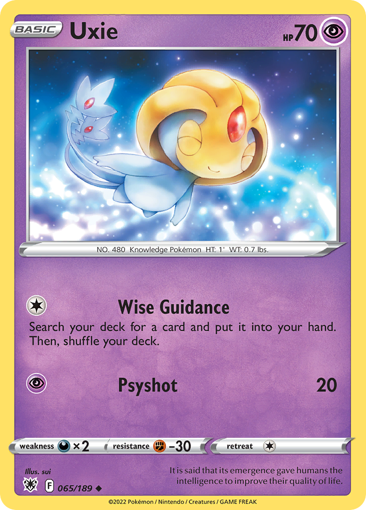 Uxie - 065/189 - Reverse Holofoil