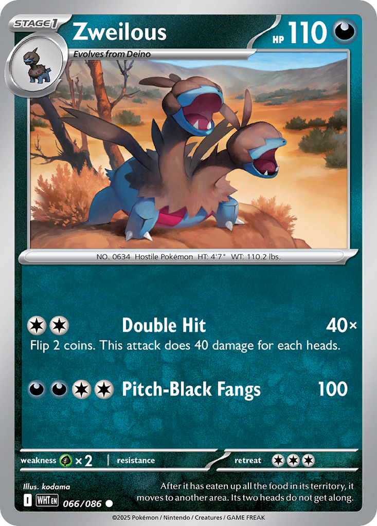 Zweilous (Poke Ball Pattern) - 066/086