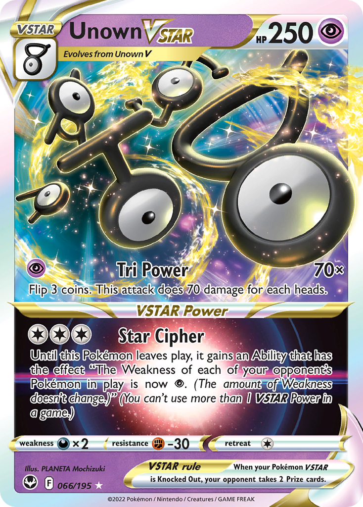 Unown VSTAR - 066/195