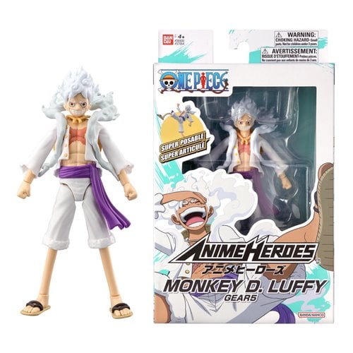One Piece Luffy Gear 5 Anime Heroes Action Figure