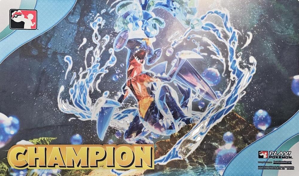 Pokemon League Cup Champion Playmat - Tera Garchomp