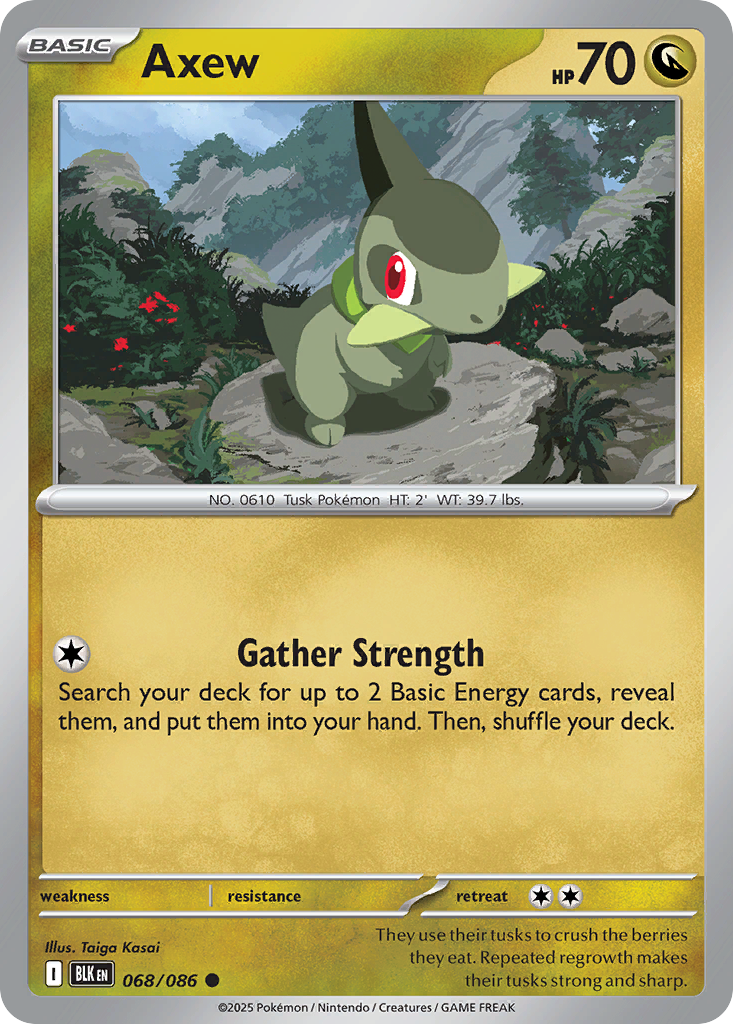 Axew (Poke Ball Pattern) - 068/086