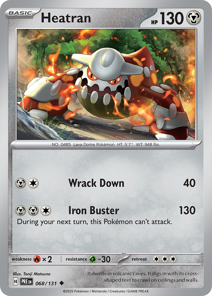 Heatran - 068/131 - Reverse Holofoil