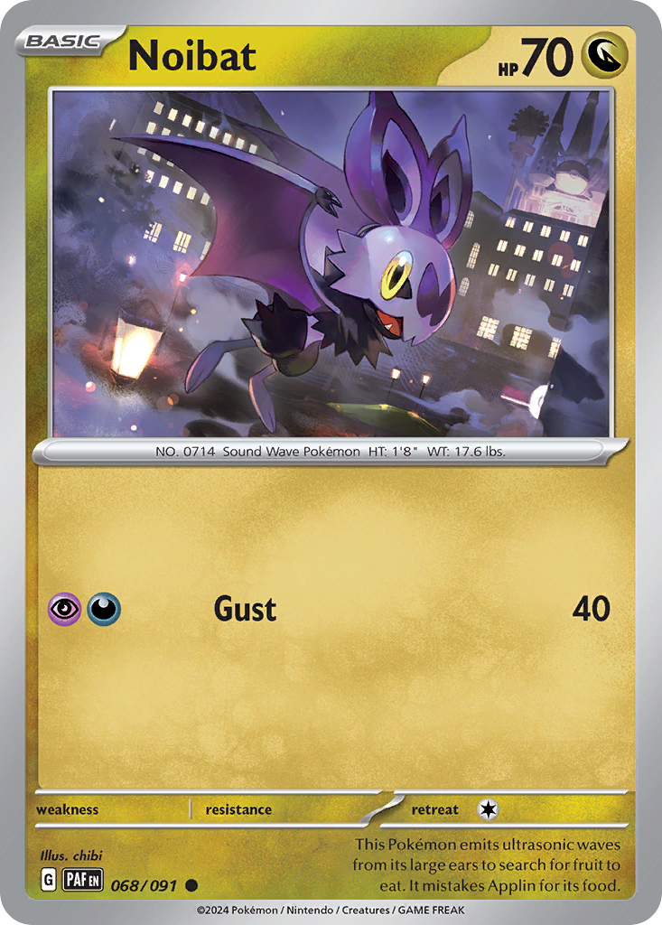 Noibat  - 068/091 - Reverse Holofoil