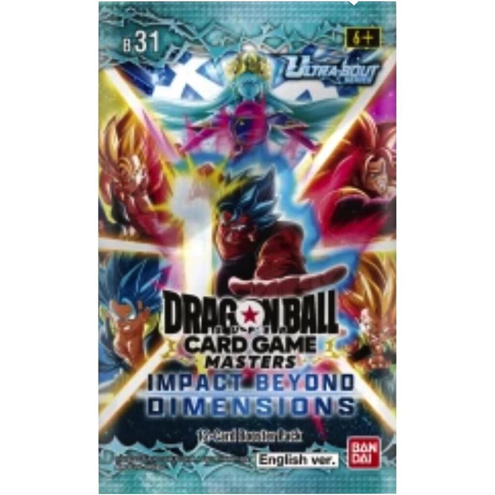 Dragon Ball Super Masters B31 Ultra Bout Set 04 Impact Beyond Dimensions Booster Pack