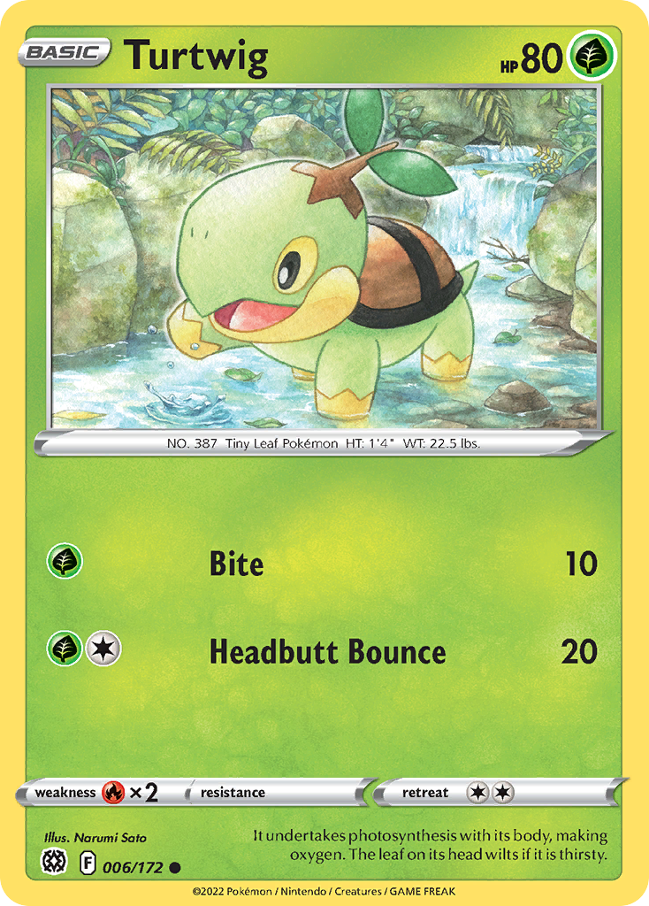 Turtwig - 006/172 - Reverse Holofoil
